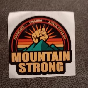 Applachia Mountain Strong Sticker - Hurricane Helen Recovery